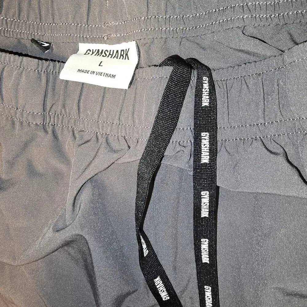 Gymshark Men's Arrival Woven Jogger Lightweight Grey Slim Fit Size Large
